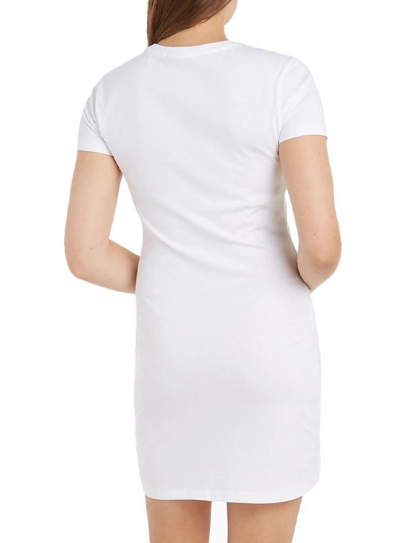 Roupão Branco Calvin Klein Jeans Monólogo Difuso para Mulher Branco - Kiabi