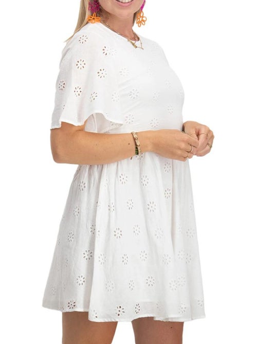 Roupão Branco Vero Moda para Mulher - Kiabi Roupão Branco Vero Moda para Mulher - Kiabi