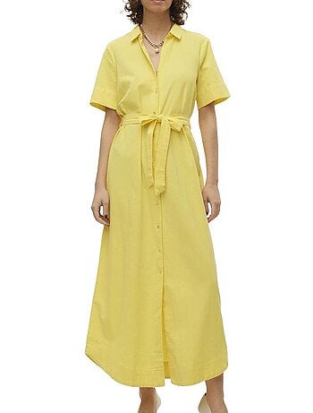 Roupão de Banho Amarelo para Mulher Vero Moda Hart