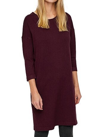 Roupão de Banho Bordeaux para Mulher Vero Moda Glory