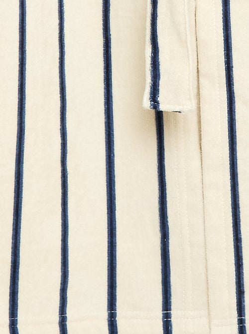 Roupão de banho felpuda de algodão - Kiabi