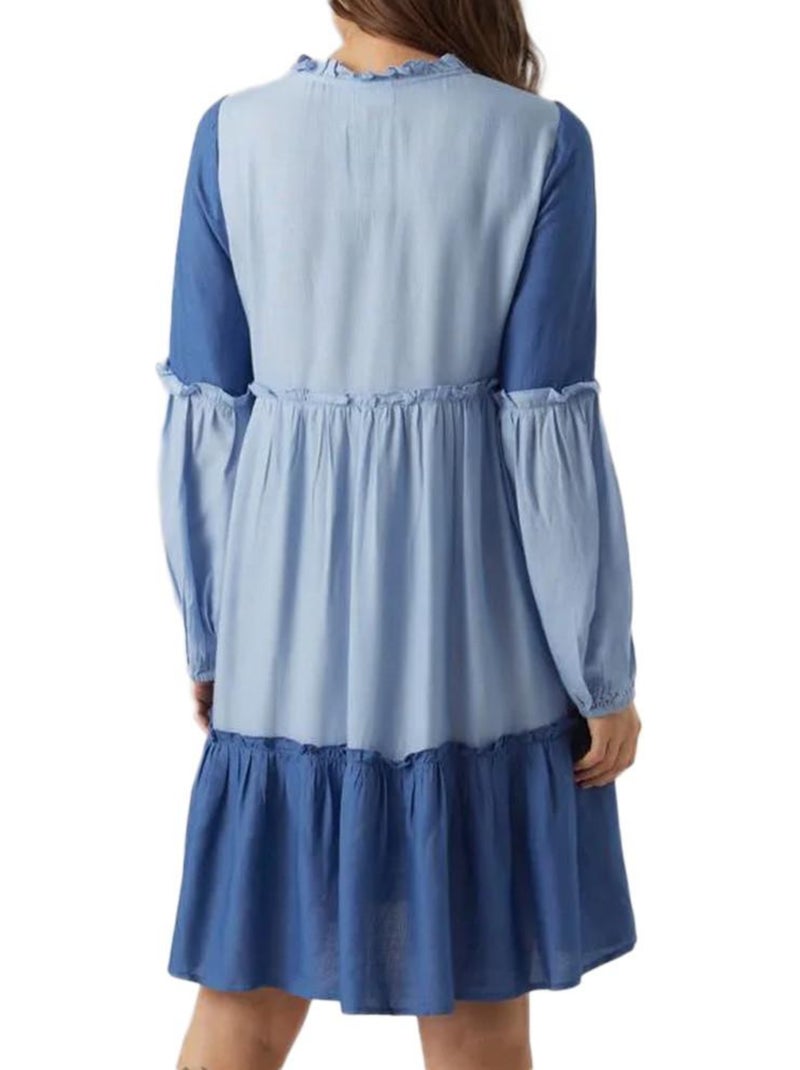 Roupão de Banho Feminino Mamalicious Mlzigga Azul-Marinho Azul-marinho - Kiabi