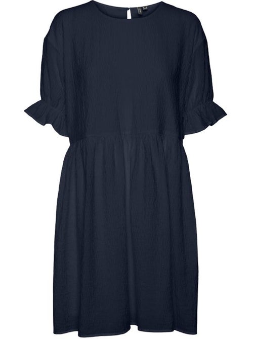 Roupão de Banho Feminino Vero Moda Nabia Azul Marinho - Kiabi