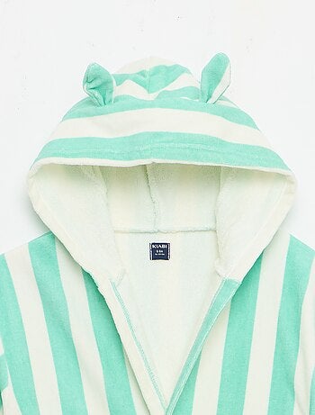 Roupão de banho listrado