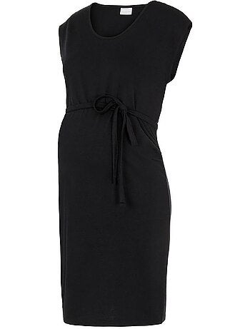 Roupão de banho preto para mulher mamalicious jade