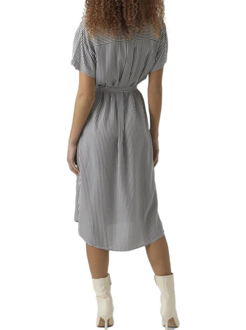 Roupão de Banho Vero Moda Bumpy em Azul Marinho/Branco para Mulher Azul-marinho - Kiabi