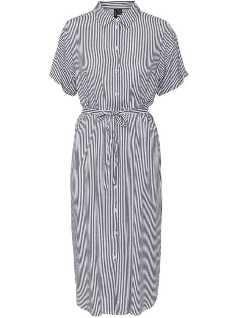 Roupão de Banho Vero Moda Bumpy em Azul Marinho/Branco para Mulher Azul-marinho - Kiabi