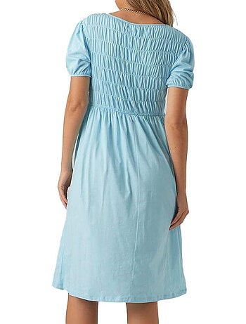 Roupão de Gravidez Azul para Mulher Mamalicious Pannie