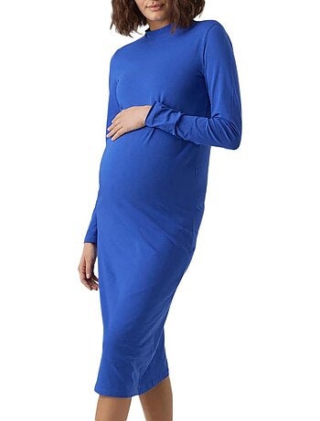 Roupão de Gravidez Azul Royal para Mulher Mamalicious Mlia