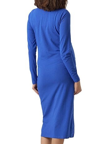 Roupão de Gravidez Azul Royal para Mulher Mamalicious Mlia