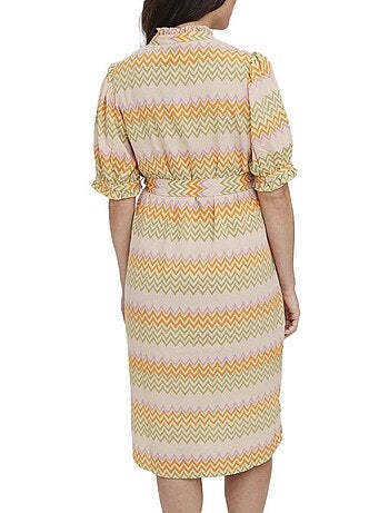 Roupão de Gravidez Bege para Mulher Vero Moda Maternity Modga