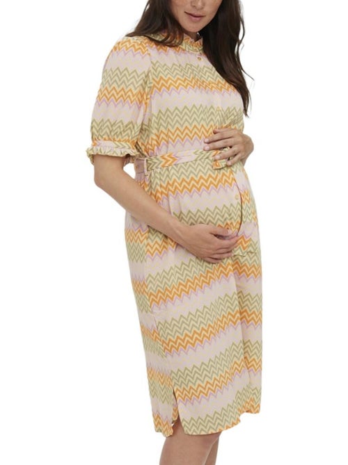 Roupão de Gravidez Bege para Mulher Vero Moda Maternity Modga - Kiabi Roupão de Gravidez Bege para Mulher Vero Moda Maternity Modga - Kiabi