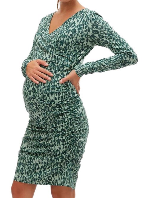Roupão de Gravidez Verde para Mulher Mamalicious Lebba - Kiabi Roupão de Gravidez Verde para Mulher Mamalicious Lebba - Kiabi