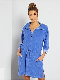 Roupão de interior com capuz - Kiabi