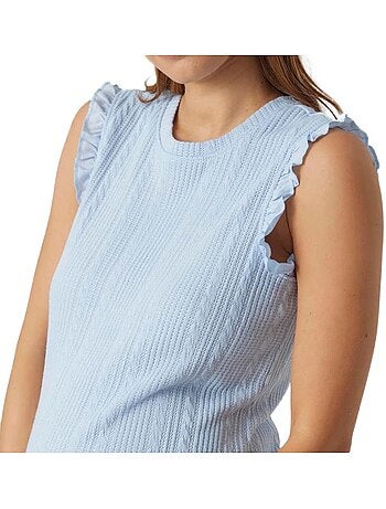 Roupão de Maternidade Azul Vero Moda Nika para Mulher