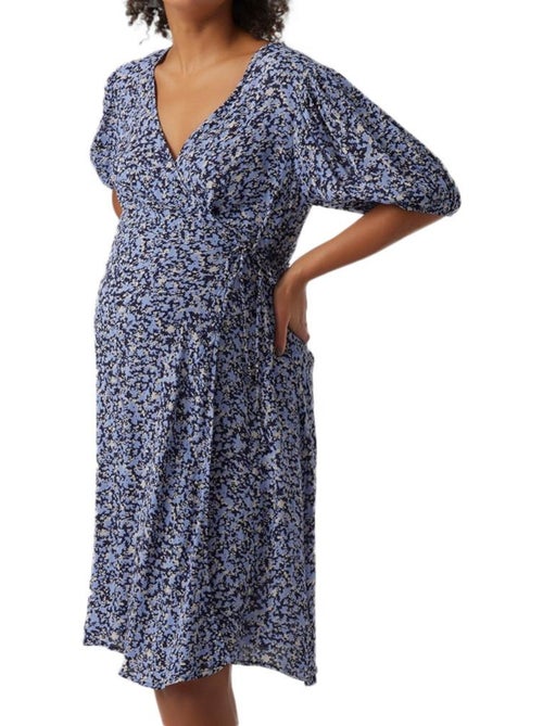 Roupão de Maternidade Vero Moda Henna Azul-Marinho/Preto para Mulher - Kiabi Roupão de Maternidade Vero Moda Henna Azul-Marinho/Preto para Mulher - Kiabi