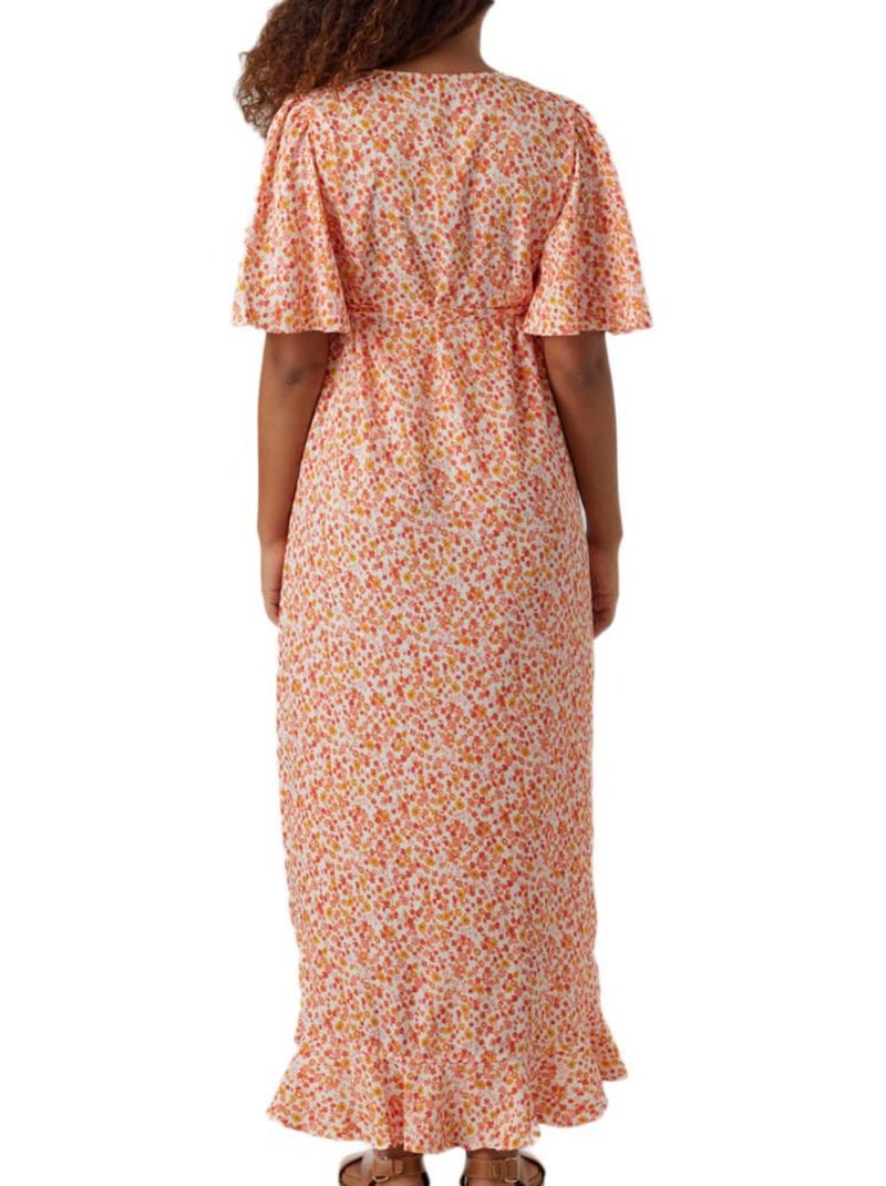 Roupão de Maternidade Vero Moda Henna Laranja/Branco para Mulher Laranja - Kiabi