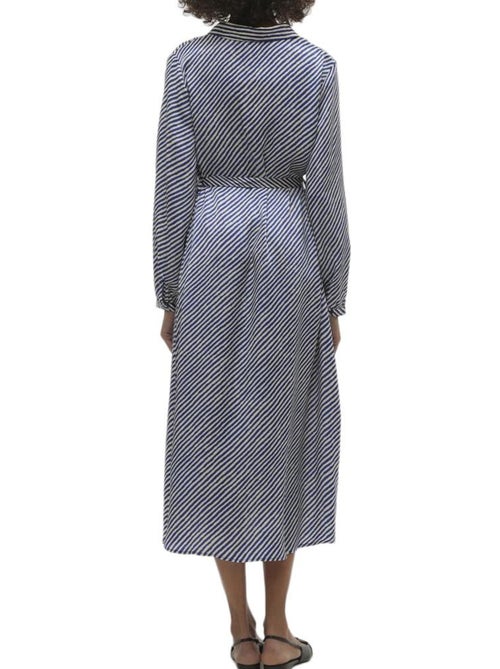 Roupão de Mulher Vero Moda Izel Azul às Riscas - Kiabi Roupão de Mulher Vero Moda Izel Azul às Riscas - Kiabi
