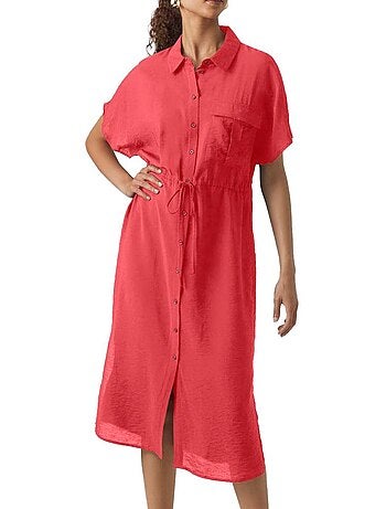 Roupão de Mulher Vero Moda Miris Coral