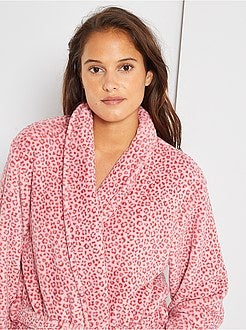 Roupão estampado - Kiabi