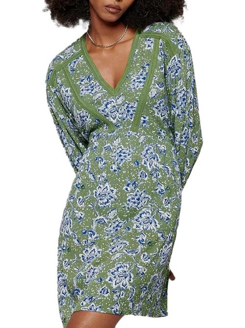 Roupão Feminino Kaporal MAELH Caqui/Azul - Kiabi Roupão Feminino Kaporal MAELH Caqui/Azul - Kiabi