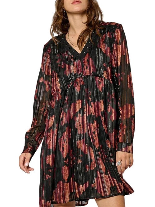 Roupão Feminino Kaporal MOON Preto/Vermelho - Kiabi