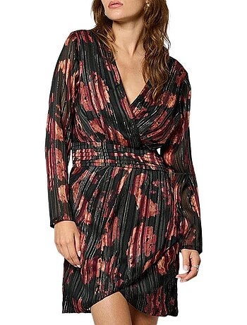 Roupão Feminino Kaporal STAR2 Preto/Vermelho