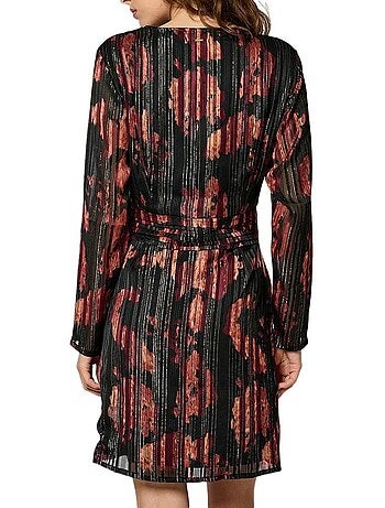 Roupão Feminino Kaporal STAR2 Preto/Vermelho