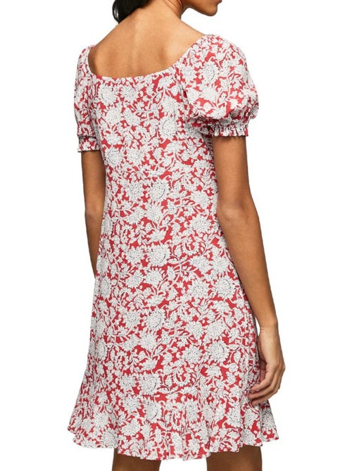 Roupão feminino pepe jeans pavana vermelho/branco - Kiabi Roupão feminino pepe jeans pavana vermelho/branco - Kiabi