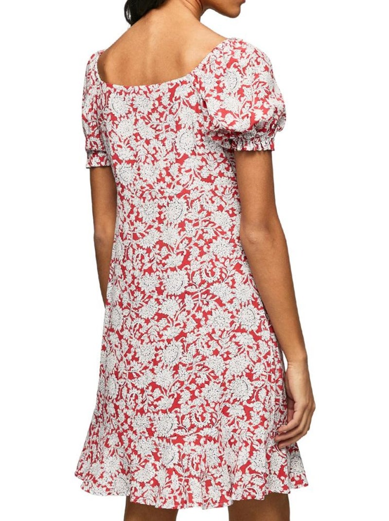 Roupão feminino pepe jeans pavana vermelho/branco Vermelho - Kiabi