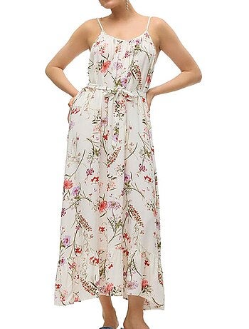 Roupão Feminino Vero Moda Easy Bege/Vermelho/Verde