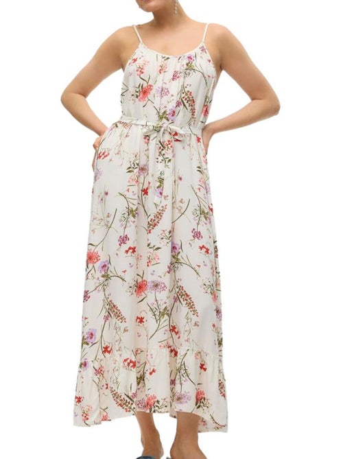 Roupão Feminino Vero Moda Easy Bege/Vermelho/Verde - Kiabi