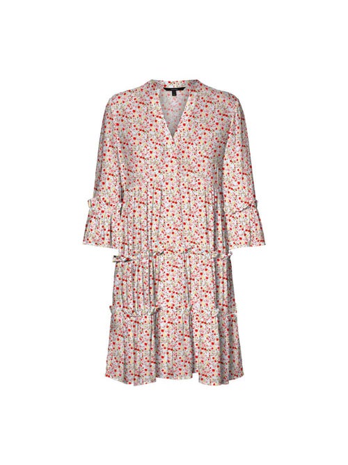 Roupão Feminino Vero Moda Easy Branco/Vermelho - Kiabi Roupão Feminino Vero Moda Easy Branco/Vermelho - Kiabi