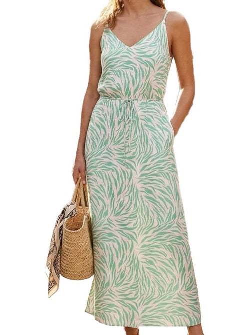 Roupão Feminino Vero Moda Easy Joy Verde/Bege - Kiabi Roupão Feminino Vero Moda Easy Joy Verde/Bege - Kiabi