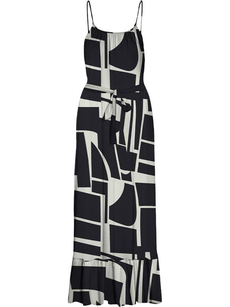Roupão Feminino Vero Moda Easy Preto/Bege Preto Cru - Kiabi