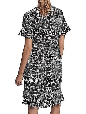 Roupão Feminino Vero Moda Henna Preto/Branco