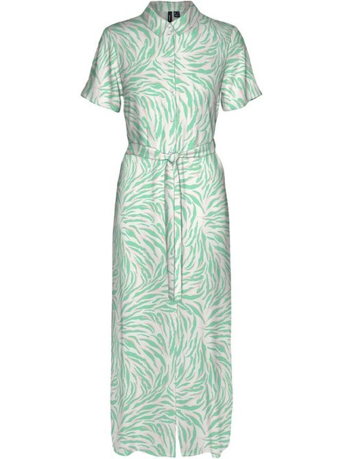 Roupão Feminino Vero Moda Joy Bege/Verde - Kiabi Roupão Feminino Vero Moda Joy Bege/Verde - Kiabi