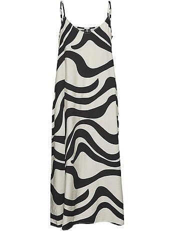 Roupão Feminino Vero Moda Lea Preto/Beige