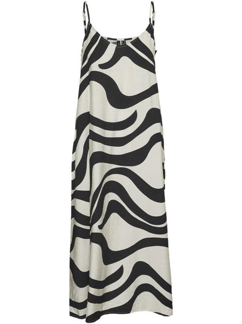 Roupão Feminino Vero Moda Lea Preto/Beige - Kiabi Roupão Feminino Vero Moda Lea Preto/Beige - Kiabi