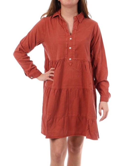 Roupão Laranja Kaporal GENTI para Mulher - Kiabi Roupão Laranja Kaporal GENTI para Mulher - Kiabi