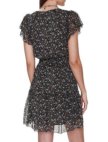 Roupão Preto com Padrões para Mulher Pepe Jeans Aiko