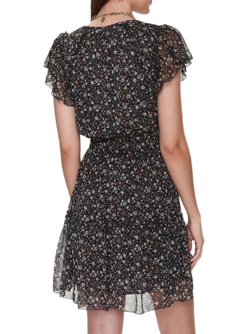 Roupão Preto com Padrões para Mulher Pepe Jeans Aiko - Kiabi Roupão Preto com Padrões para Mulher Pepe Jeans Aiko - Kiabi