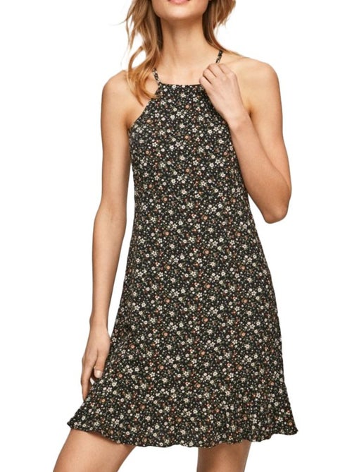 Roupão Preto com Padrões para Mulher Pepe Jeans Pospy - Kiabi Roupão Preto com Padrões para Mulher Pepe Jeans Pospy - Kiabi