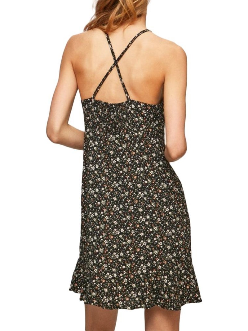 Roupão Preto com Padrões para Mulher Pepe Jeans Pospy Preto - Kiabi