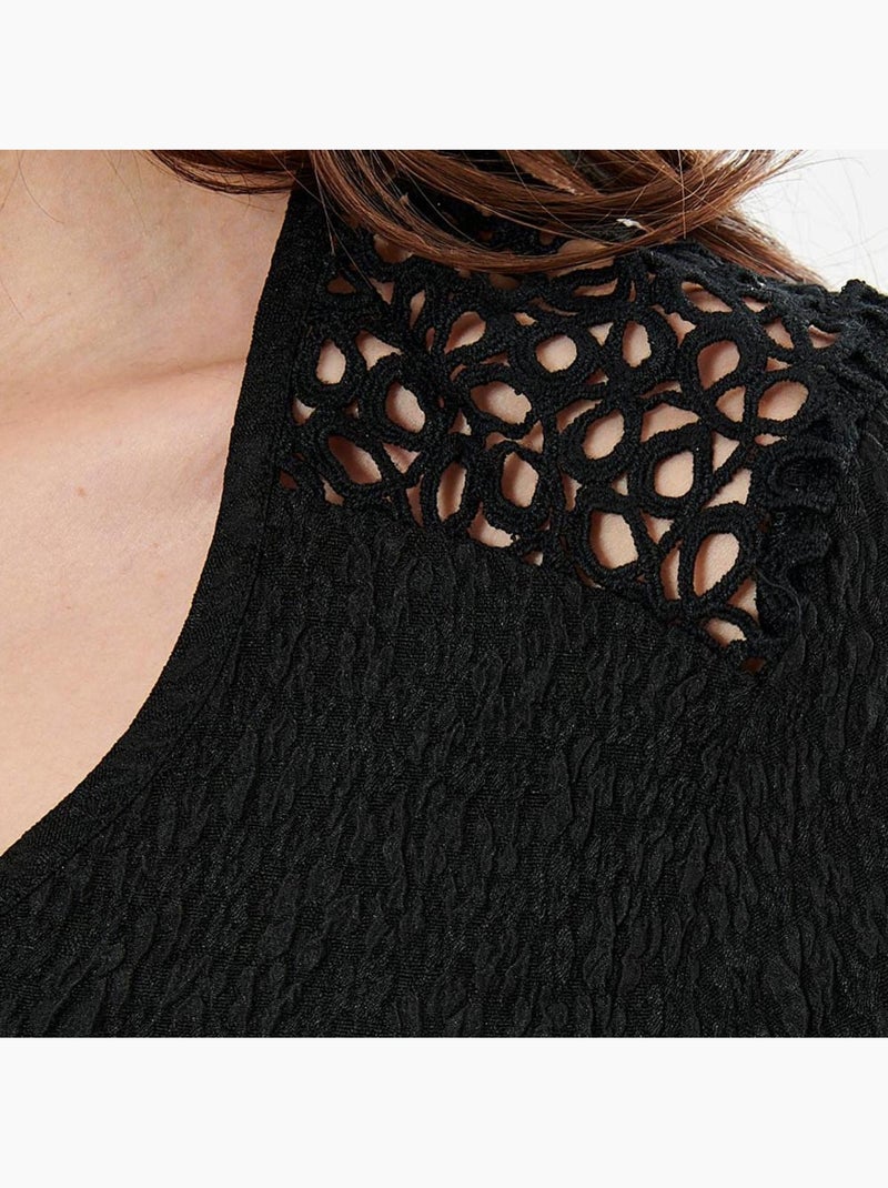 Roupão Preto Feminino Kaporal Gueste Preto - Kiabi