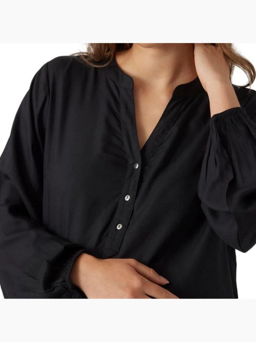 Roupão Preto Feminino Mamalicious Mercy - Kiabi
