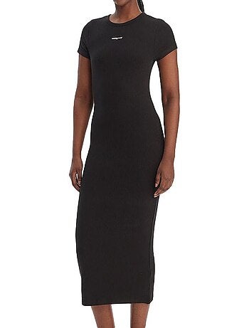 Roupão preto feminino tommy hilfiger tjw script