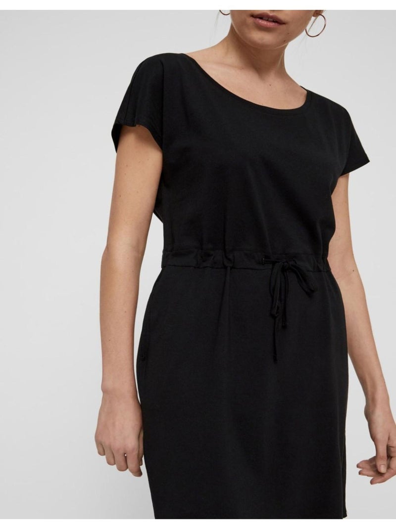 Roupão Preto Feminino Vero Moda Mapril Preto Preto - Kiabi