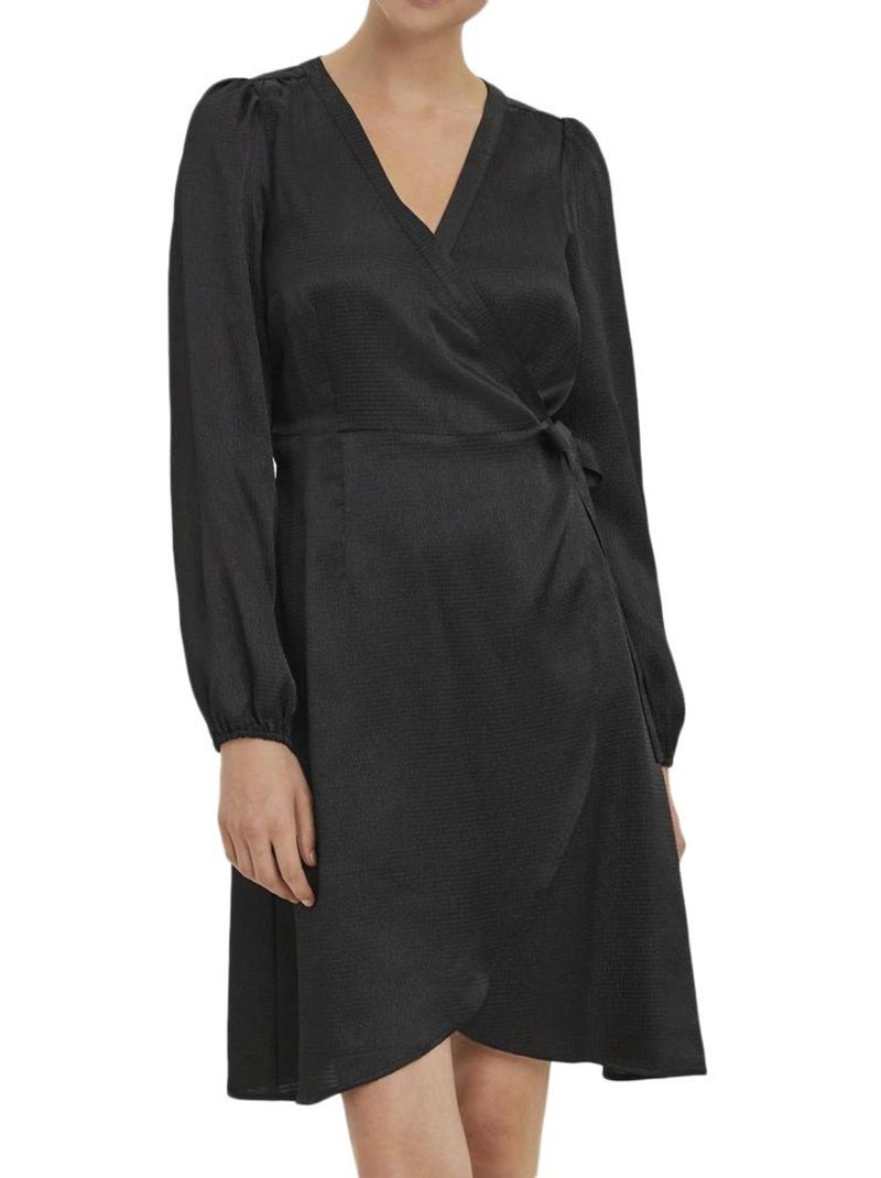 Roupão Preto Feminino Vero Moda Sabi Preto - Kiabi