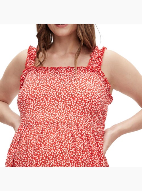Roupão Vermelho para Mulher Mamalicious Bella - Kiabi Roupão Vermelho para Mulher Mamalicious Bella - Kiabi